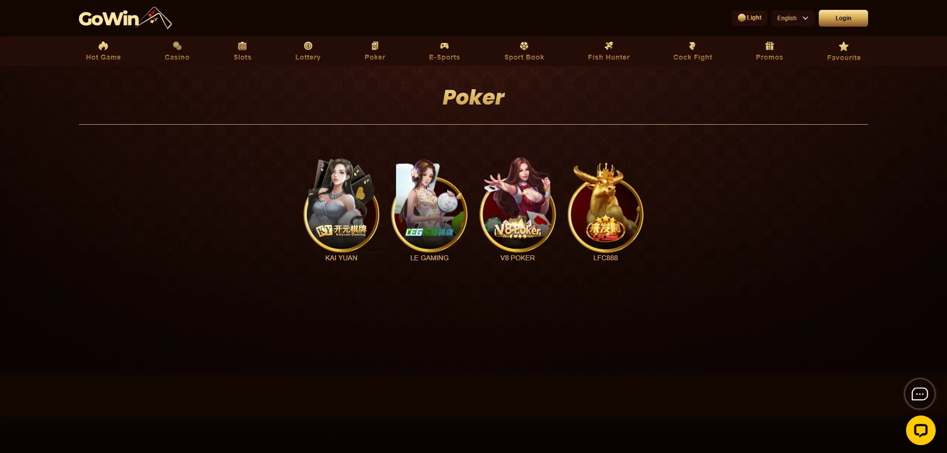 Gowin casino live dealer tables with real dealers in Bangladesh
