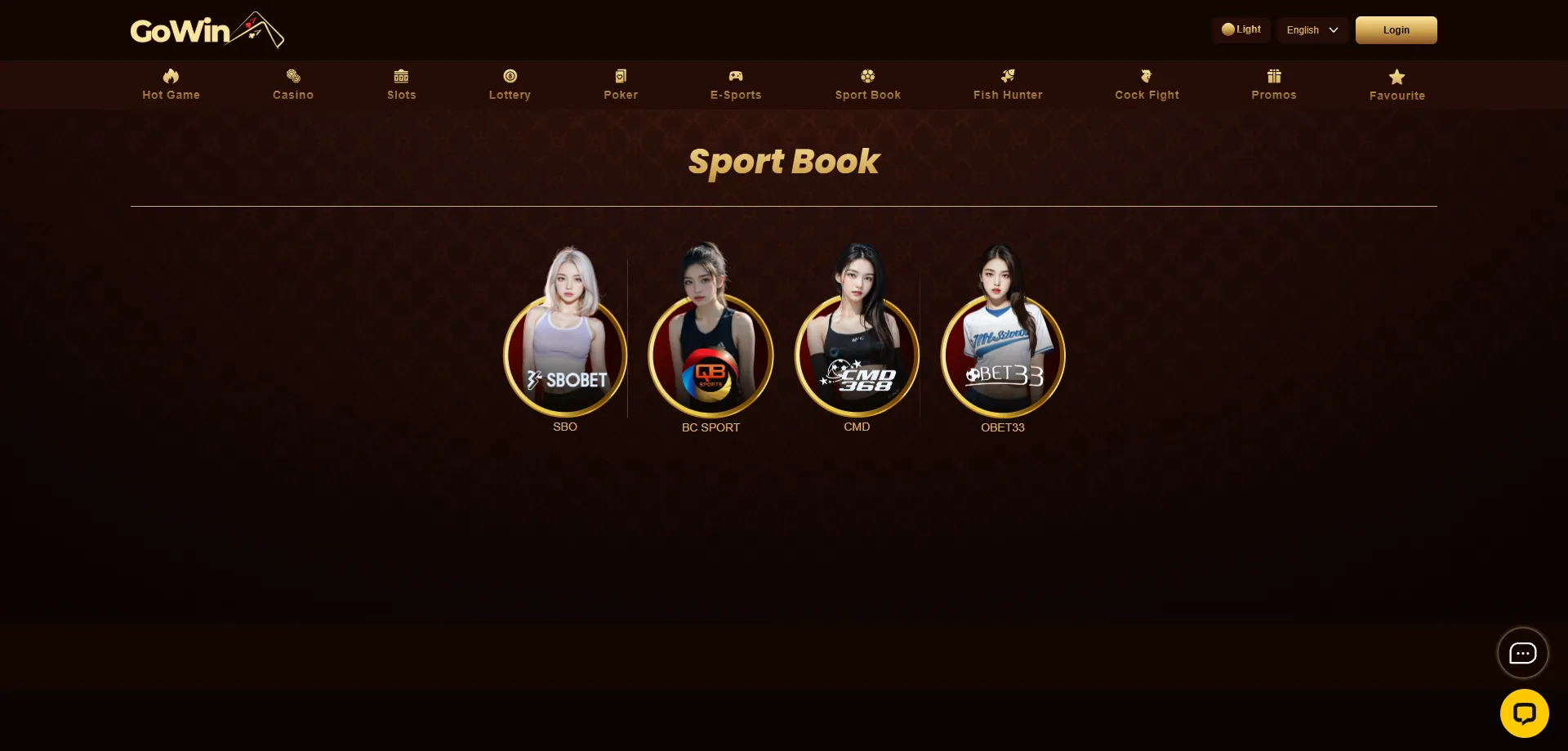 Gowin BD cricket and football sports betting live odds 2026
